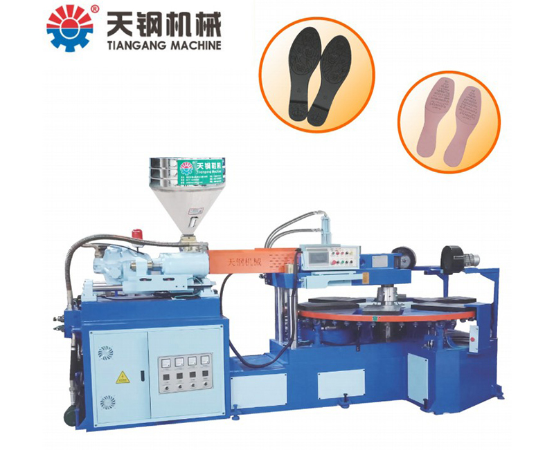全自動(dòng)六工位水冷單色塑膠類射出成型機(jī)